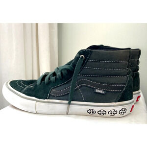 Vans Sk8-Hi Pro x Independent Spruce Green Black Skateboard Shoes Men’s Sz 10